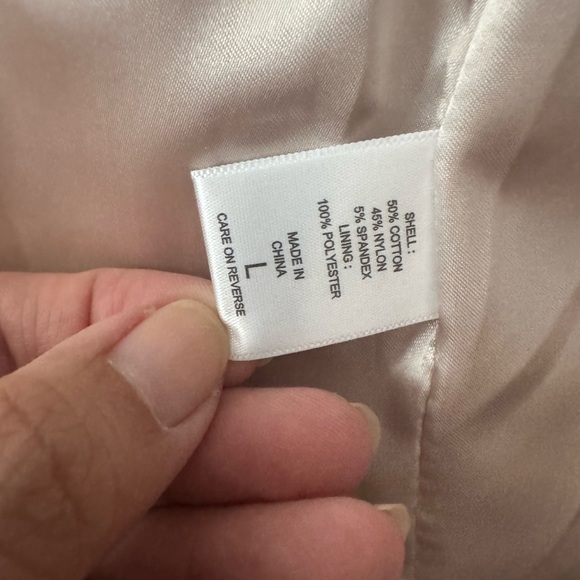 NY&Co Double-breasted Light tan Trench Coat, Size Large - Picture 7 of 8